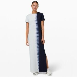 Lululemon LA Relaxed Short Sleeve Maxi tie dye